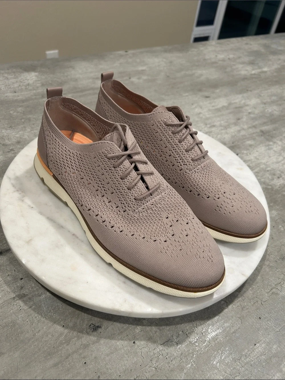 Cole Haan ZeroGrand  Knit Espadrille Oxfords - Mauve Women’s Size 9.5B